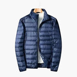 Men's Down Jacket with Stand-up Collar