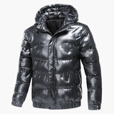 Men's down jacket with hood