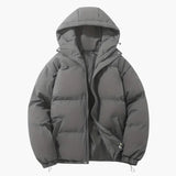 Men's down jacket with hood