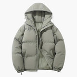 Men's down jacket with hood