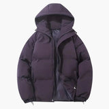 Men's down jacket with hood