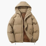 Men's down jacket with hood