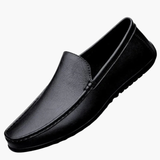 Slip-on men's moccasins, low cut and flexible sole