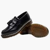 Men's moccasins with tassels and stitched sole