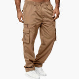 Men's cargo pants with multiple pockets