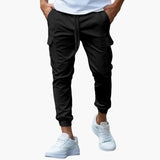 Men's cargo jogger pants with waist