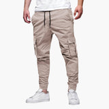 Men's cargo jogger pants with waist