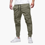 Men's cargo jogger pants with waist