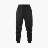 Men's jogger pants with ribbed ankles
