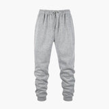 Men's jogger pants with ribbed ankles