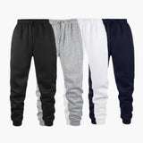 Men's jogger pants with ribbed ankles