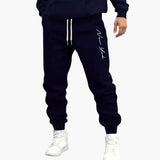 Men's jogger pants with drawstring waist