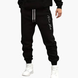 Men's jogger pants with drawstring waist