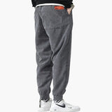 Men's corduroy jogging pants