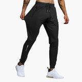 Men's sports pants with zippered pockets