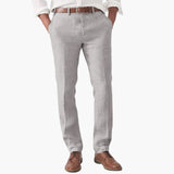 Men's pants with zip fly and modern cut
