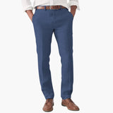 Men's pants with zip fly and modern cut