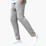 Men's slim fit pants with side and back pockets