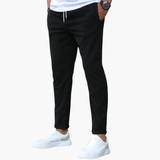 Men's slim fit pants with side and back pockets