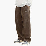 Men's corduroy pants with wide leg