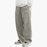 Men's corduroy pants with wide leg