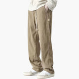 Men's corduroy pants with wide leg