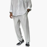 Men's corduroy pants loose fit and straight leg