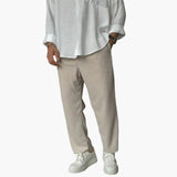 Men's corduroy pants loose fit and straight leg