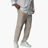 Men's corduroy pants loose fit and straight leg