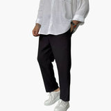 Men's corduroy pants loose fit and straight leg