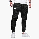 Men's pants with elastic waistband and drawstring