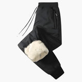 Unisex thermal pants with inner lining and weather-resistant surface
