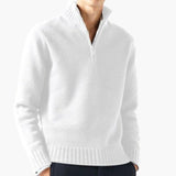 Men's half-zip pullover with collar