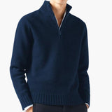 Men's half-zip pullover with collar