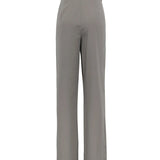 Milan Fold-Detail Wide Leg Pants