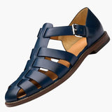 Men's sandals with adjustable straps and buckles