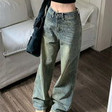 Peyton Vintage Wash Wide Leg Jeans