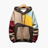 Men's hoodie with front pocket and long sleeves