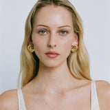 Golden Tarn Twist Earrings