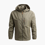 Men's Jacket with Adjustable Hood