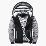 Men's Hoodie Jacket with Fleece Lining