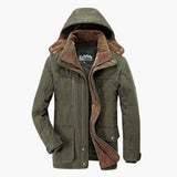 Men's Jacket with Zipper Closure
