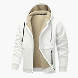 Men's hooded jacket with inner lining