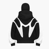 Men's zip-up hoodie with hood