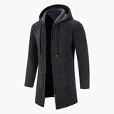 Men's hooded jacket with long sleeves