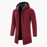 Men's hooded jacket with long sleeves