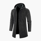 Men's hooded jacket with long sleeves