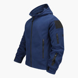 Men's hooded jacket with multiple pockets