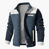 Men's cruiser jacket with quilted surface