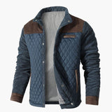 Men's cruiser jacket with quilted surface